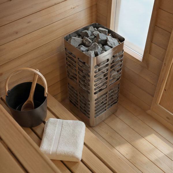 CT Palmer Cabin Sauna - No Heater, Flat Floor Plate