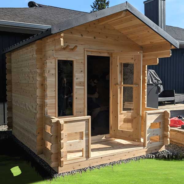 CT Georgian Cabin Sauna with Porch